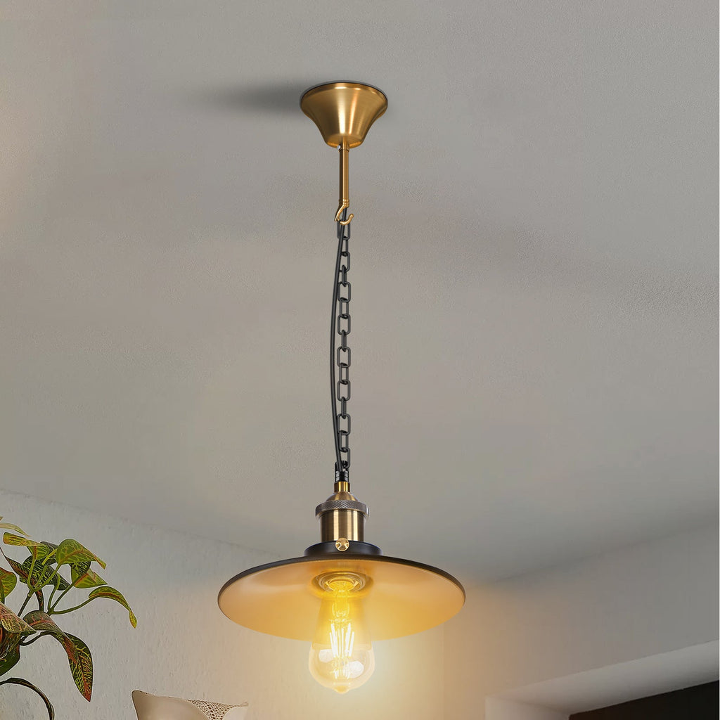 100mm Metal Ceiling Rose Hook for Pendant Lights & Chandeliers - Easy Mount
