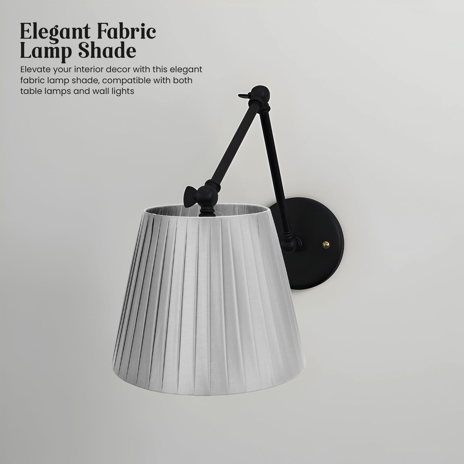 Modern Fabric Coolie Ceiling Lamp Shade for Home Decor Lighting