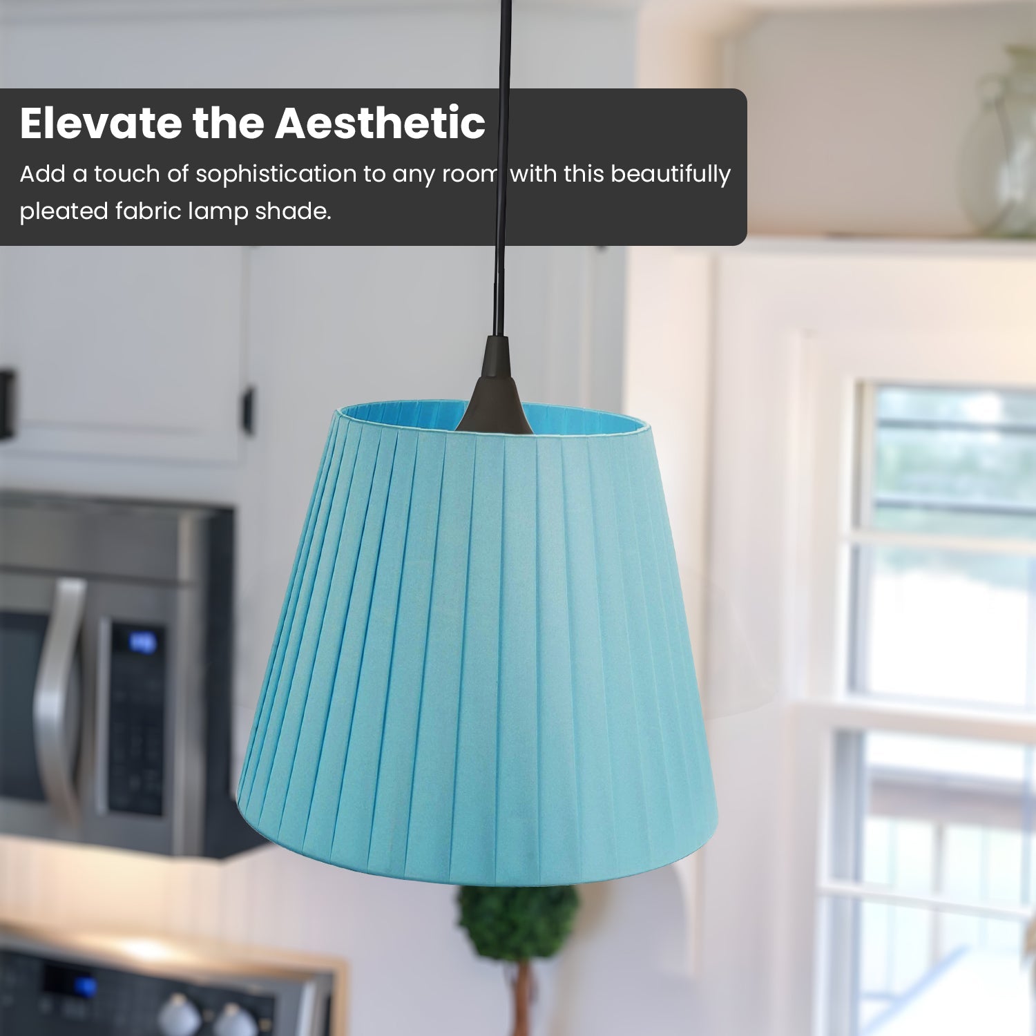 Modern Fabric Coolie Ceiling Lamp Shade for Home Decor Lighting