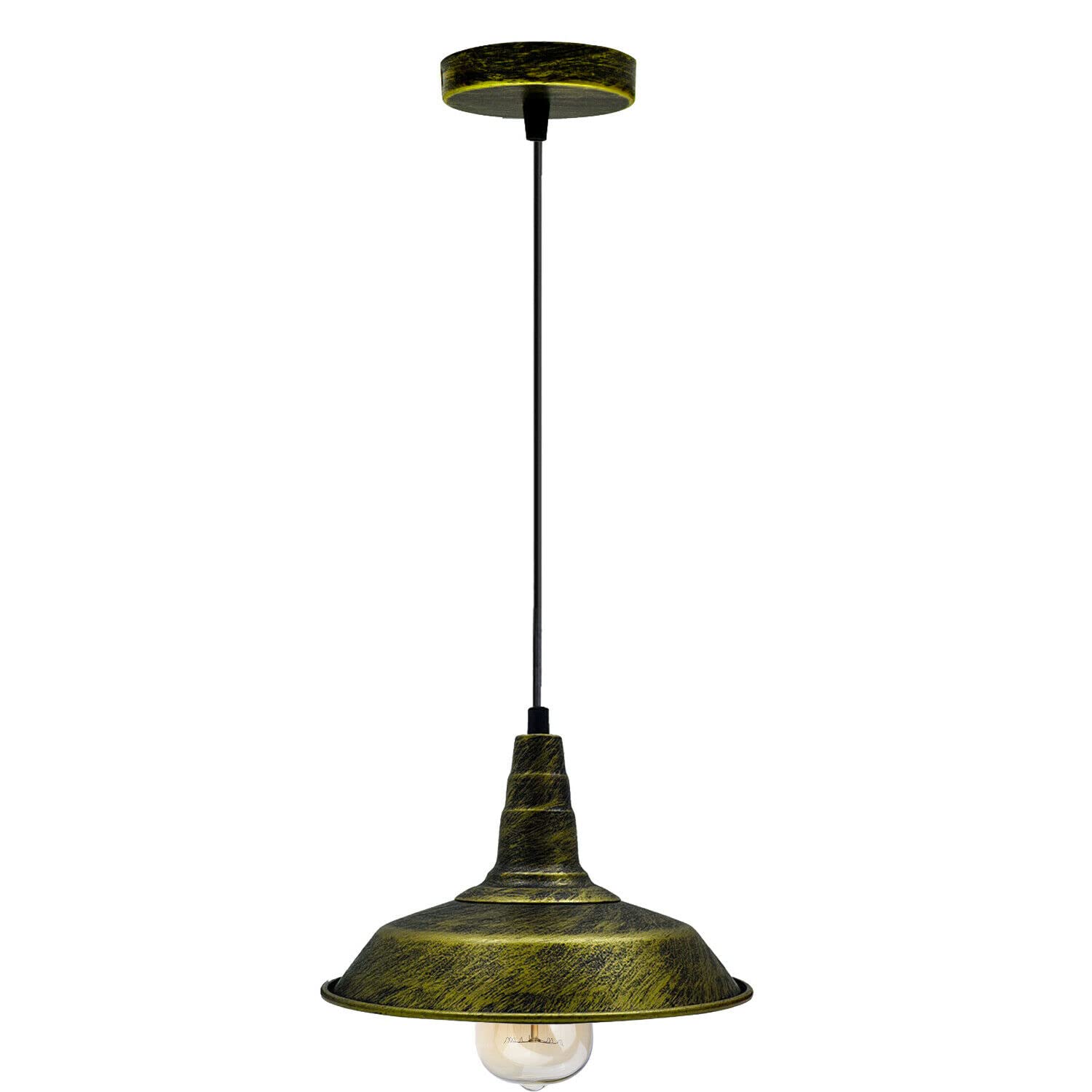 Modern E27 Industrial Pendant Ceiling Light with 37-Inch Cable