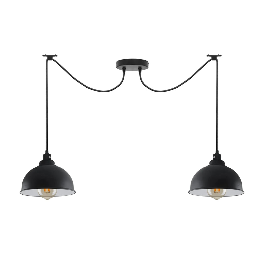 Vintage Mosaic Glass Adjustable Pendant Ceiling Light – Retro Style Statement Lighting Fixture