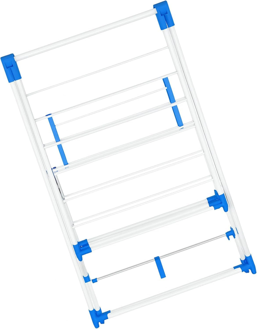Foldable Compact Multi-Tier Stainless Steel Clothes Drying Rack for Laundry