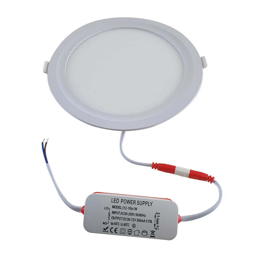 Modern Energy-Saving LED Recessed Flat Panel Ceiling Downlight - Cool White Light