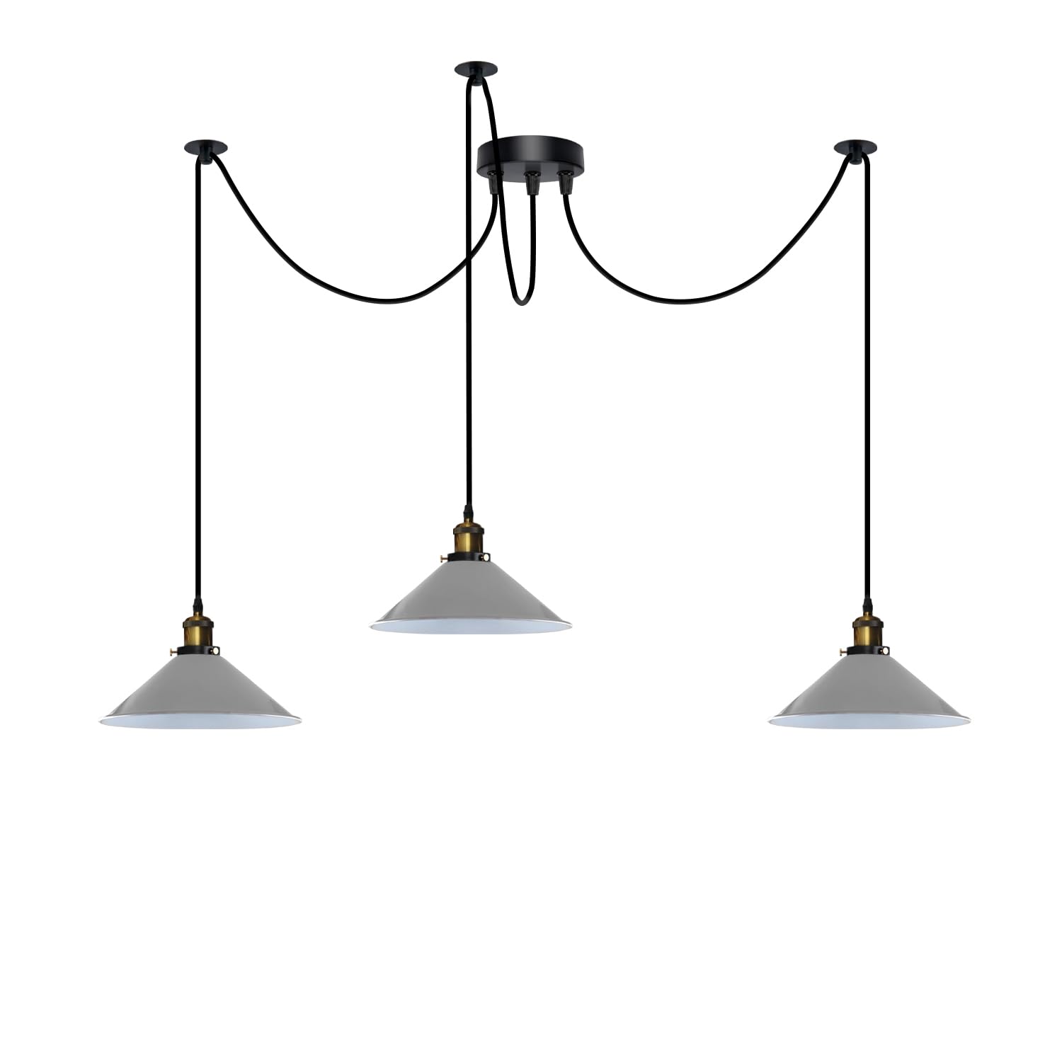 3 Fluming Spider Pendant Light E27 Metal ~6175