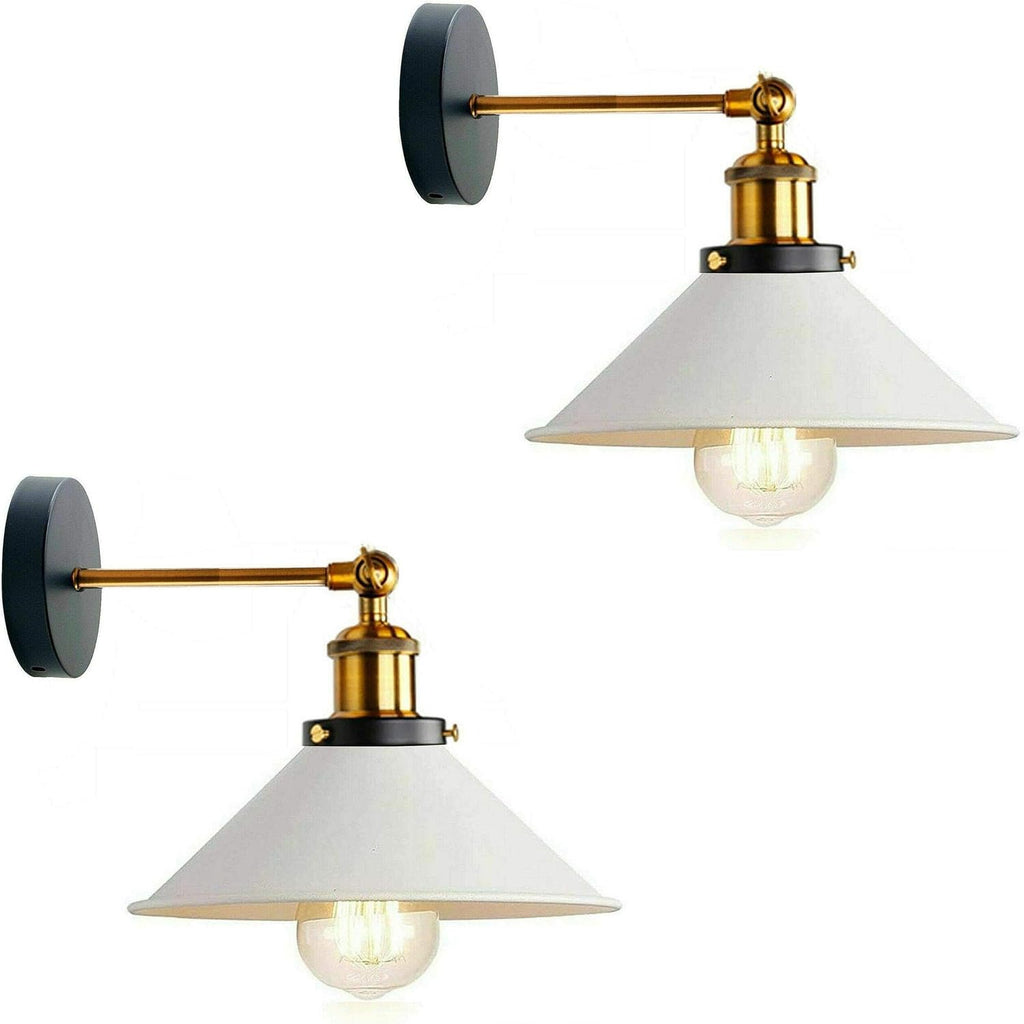 Industrial Black Metal Wall Sconce LED Fixture for Modern Indoor Lighting Decor