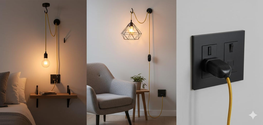 LED Plug in Pendant Light Kit~6358