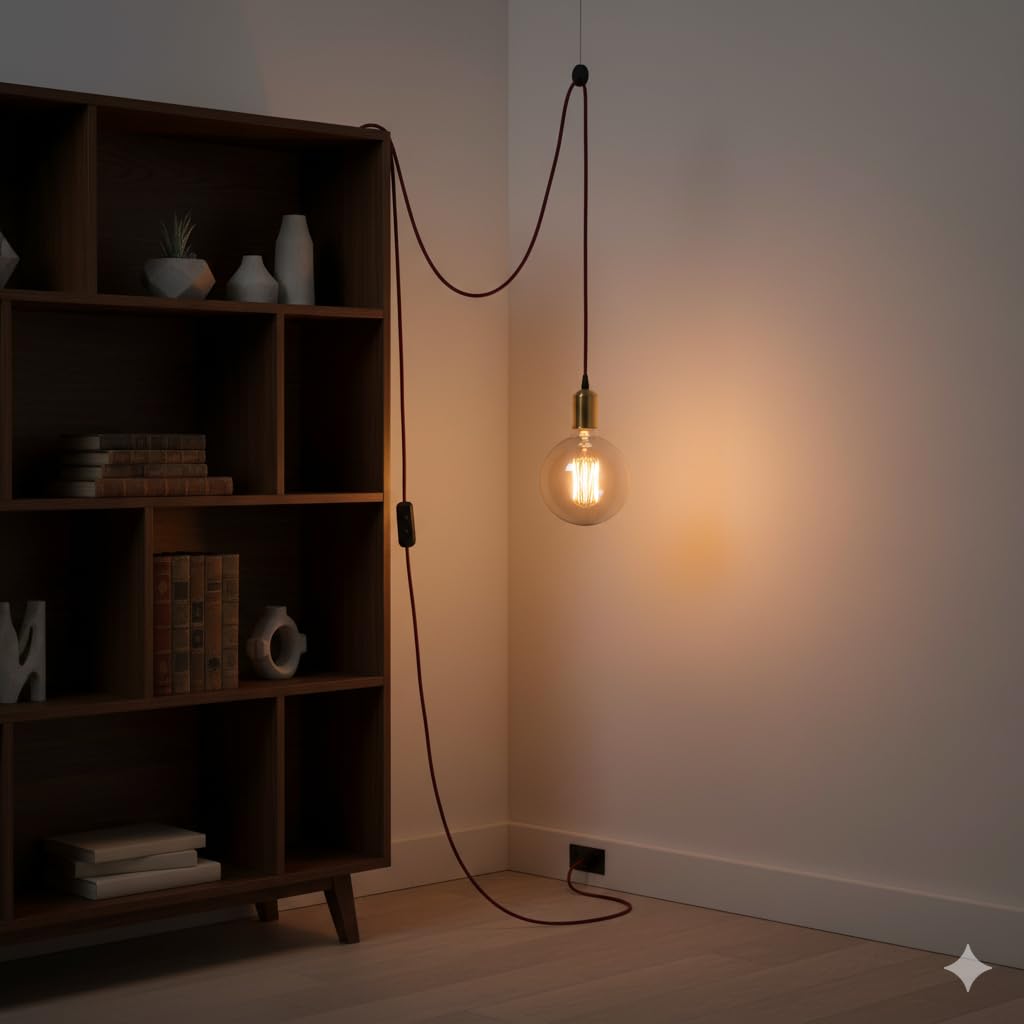 LED Plug in Pendant Light Kit~6358