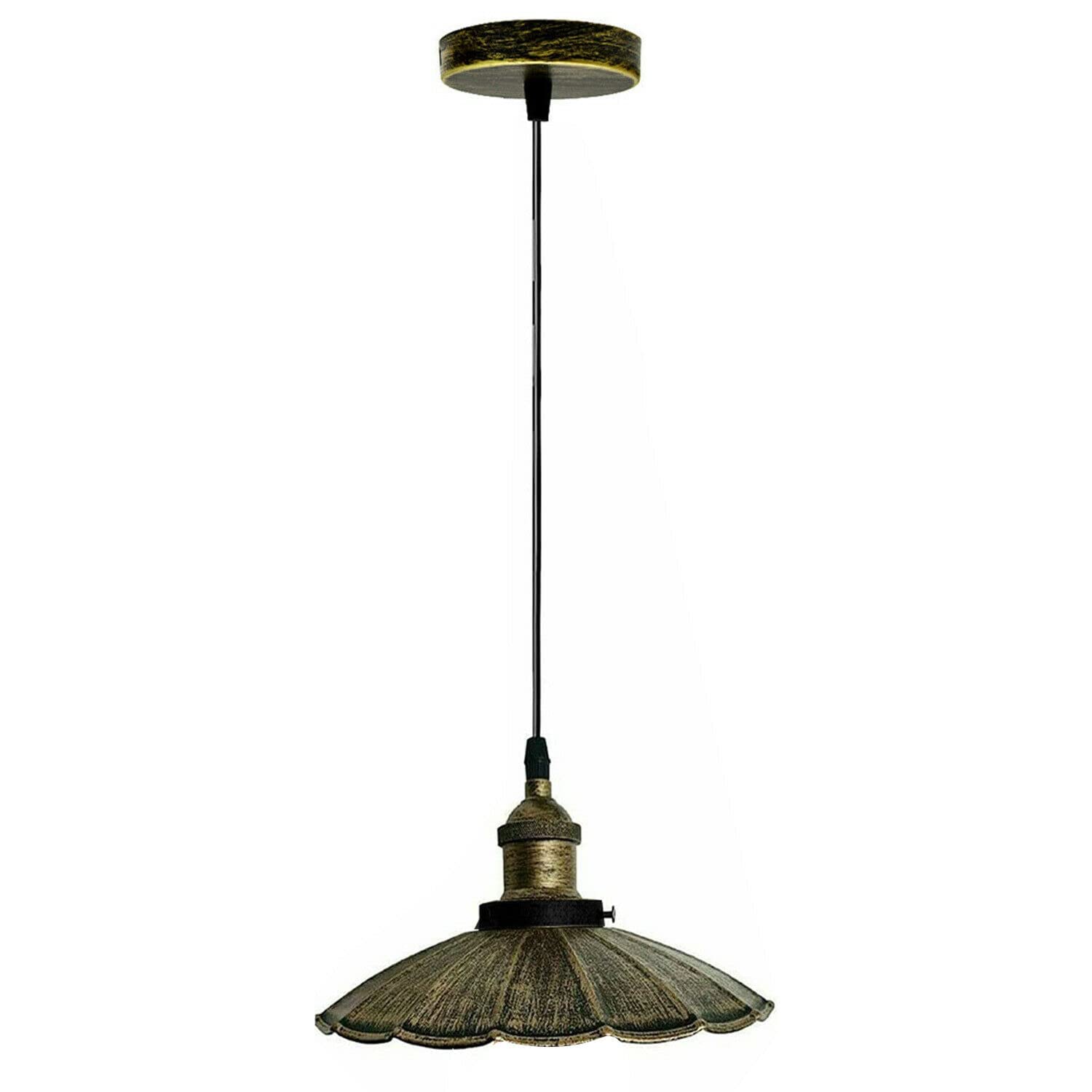Modern E27 Pendant Ceiling Light Fixture with Adjustable PVC Cable for Home Decor