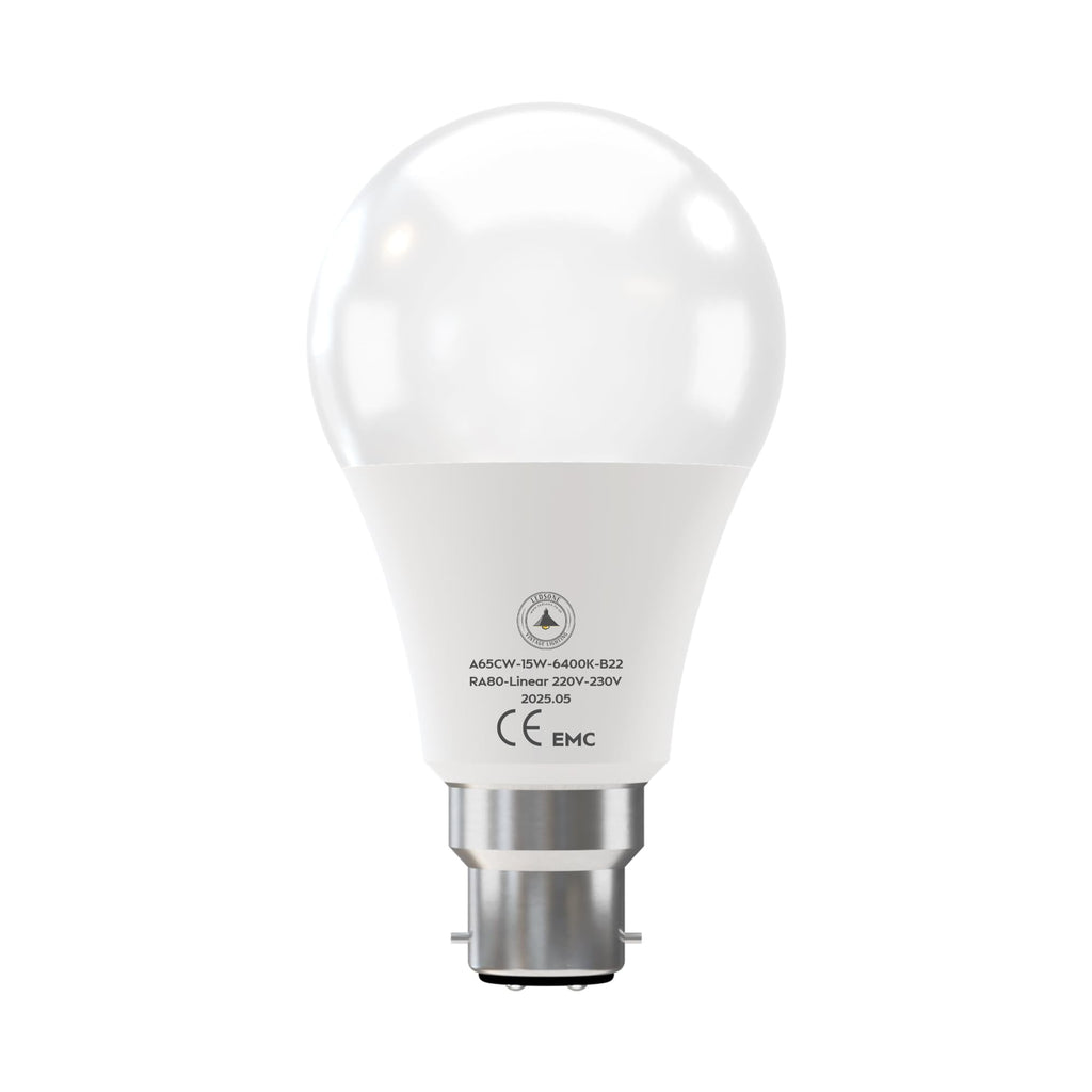 6 Pack LED E27/B22 Bulb 5W-22W Cool White 6400K Non Dimmable ~6294