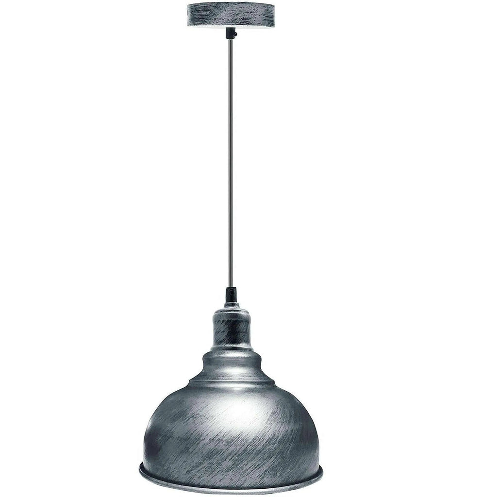 Industrial Vintage Metal Shade Hanging Ceiling Pendant Light Fixture E27 Base