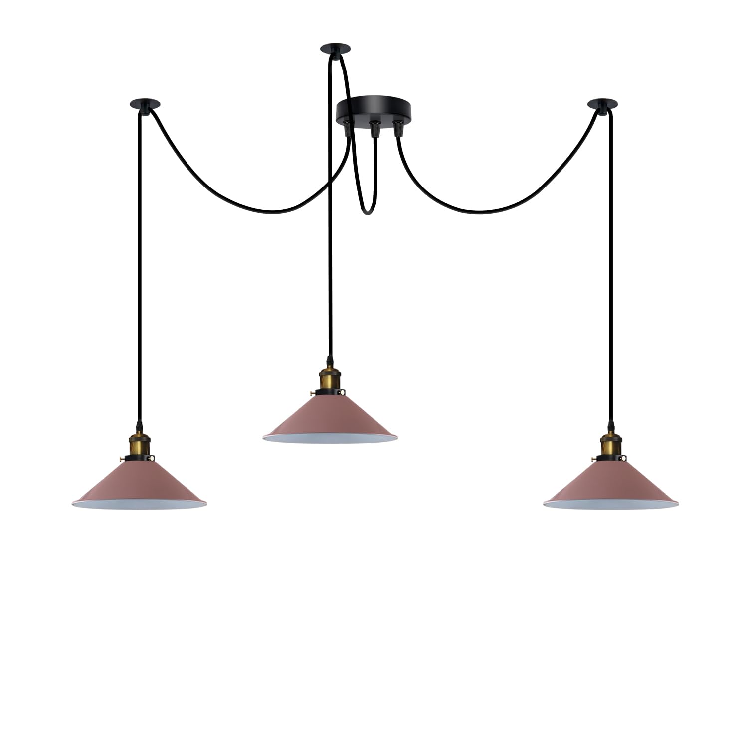 3 Fluming Spider Pendant Light E27 Metal ~6175