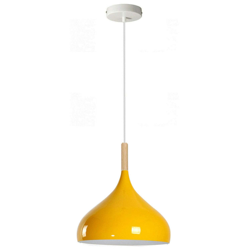 Adjustable Colorful E27 Dome Pendant Light for Kitchen Island & Bar