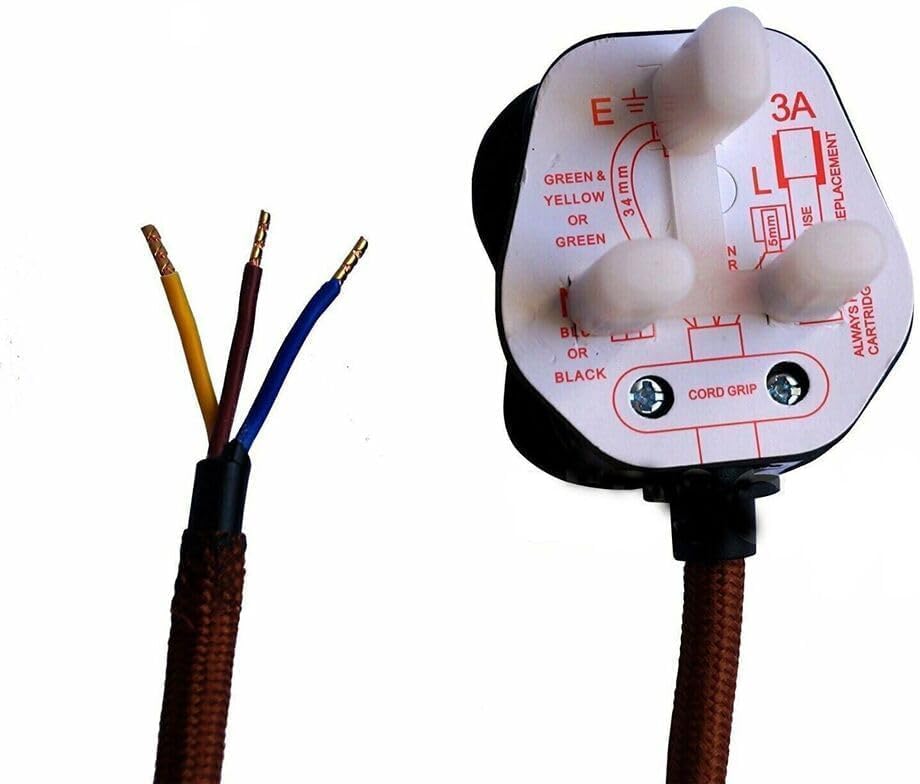 Industrial LED Pendant Light with UK Plug ~6359