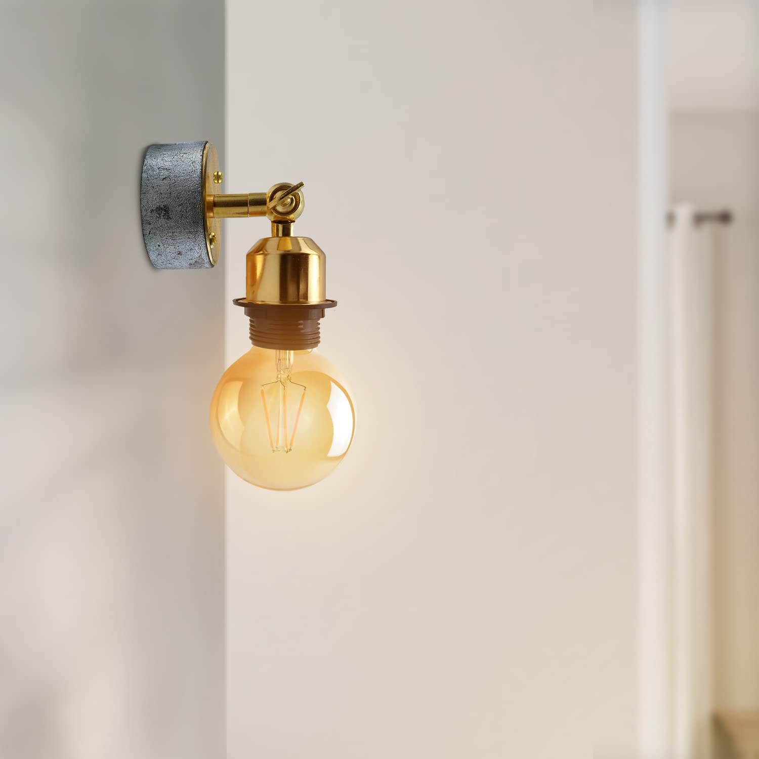 Industrial Vintage Rustic Steampunk Style Wall Light ~6379