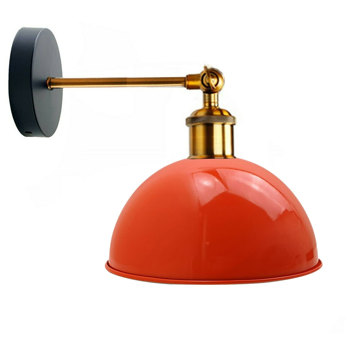 Industrial Farmhouse Style Metal Wall Sconce Light Fixture for Bedrooms Living Rooms