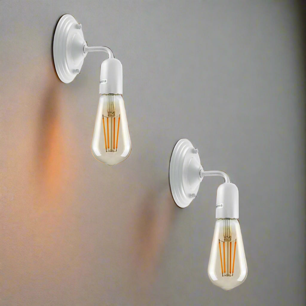 Modern Industrial Vintage Wall Sconce Light Fixture E27 Metal Indoor Lamp