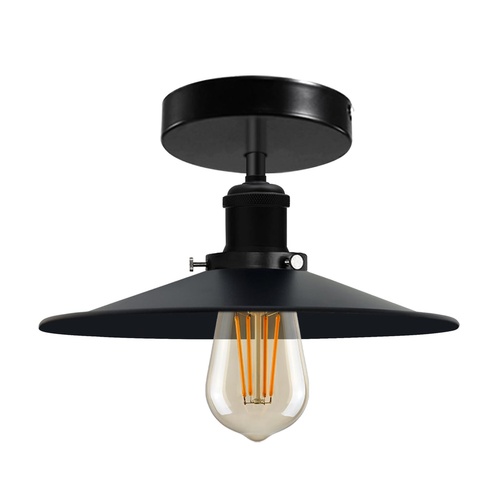 Modern Semi-Flush Mount Industrial Ceiling Light - 6267