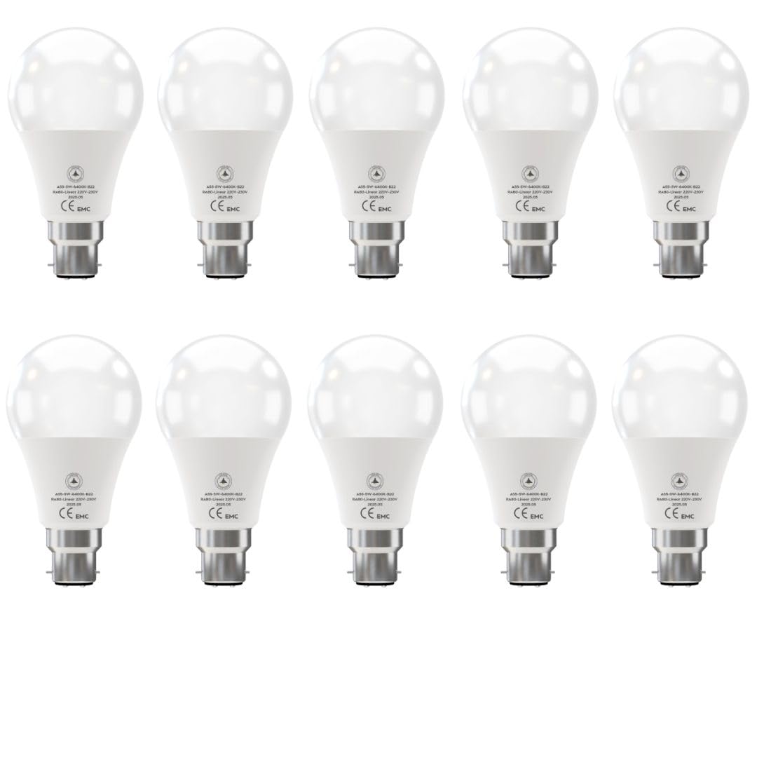 5W B22 Bayonet Bulb Globe Cool White LED light Bulb~6261