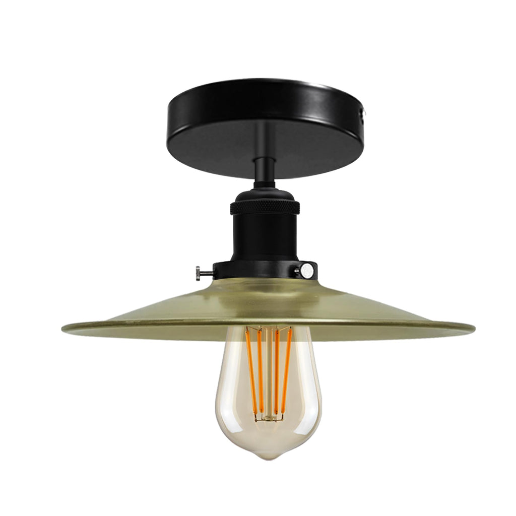 Modern Semi-Flush Mount Industrial Ceiling Light - 6267