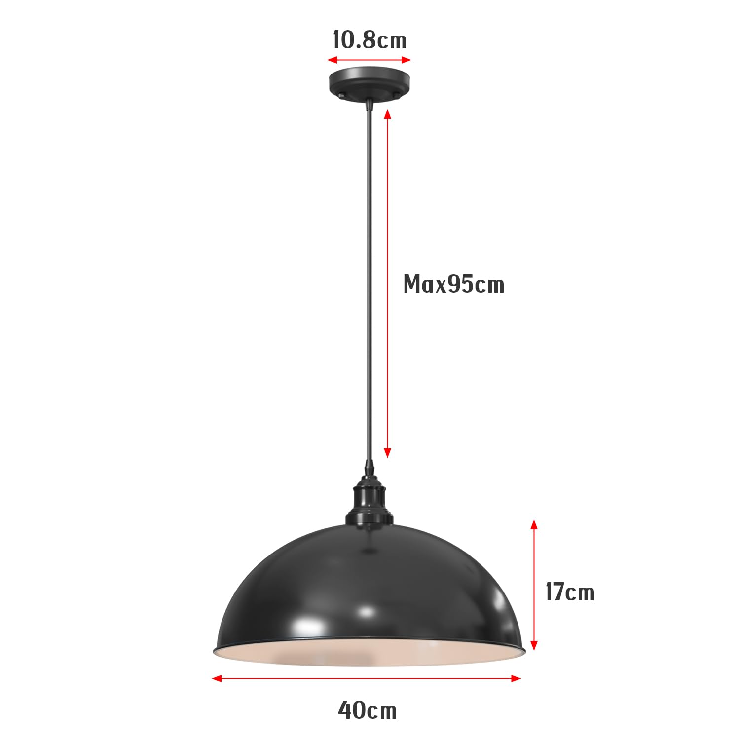 Adjustable Hanging Ceiling Light Fixture ~6287