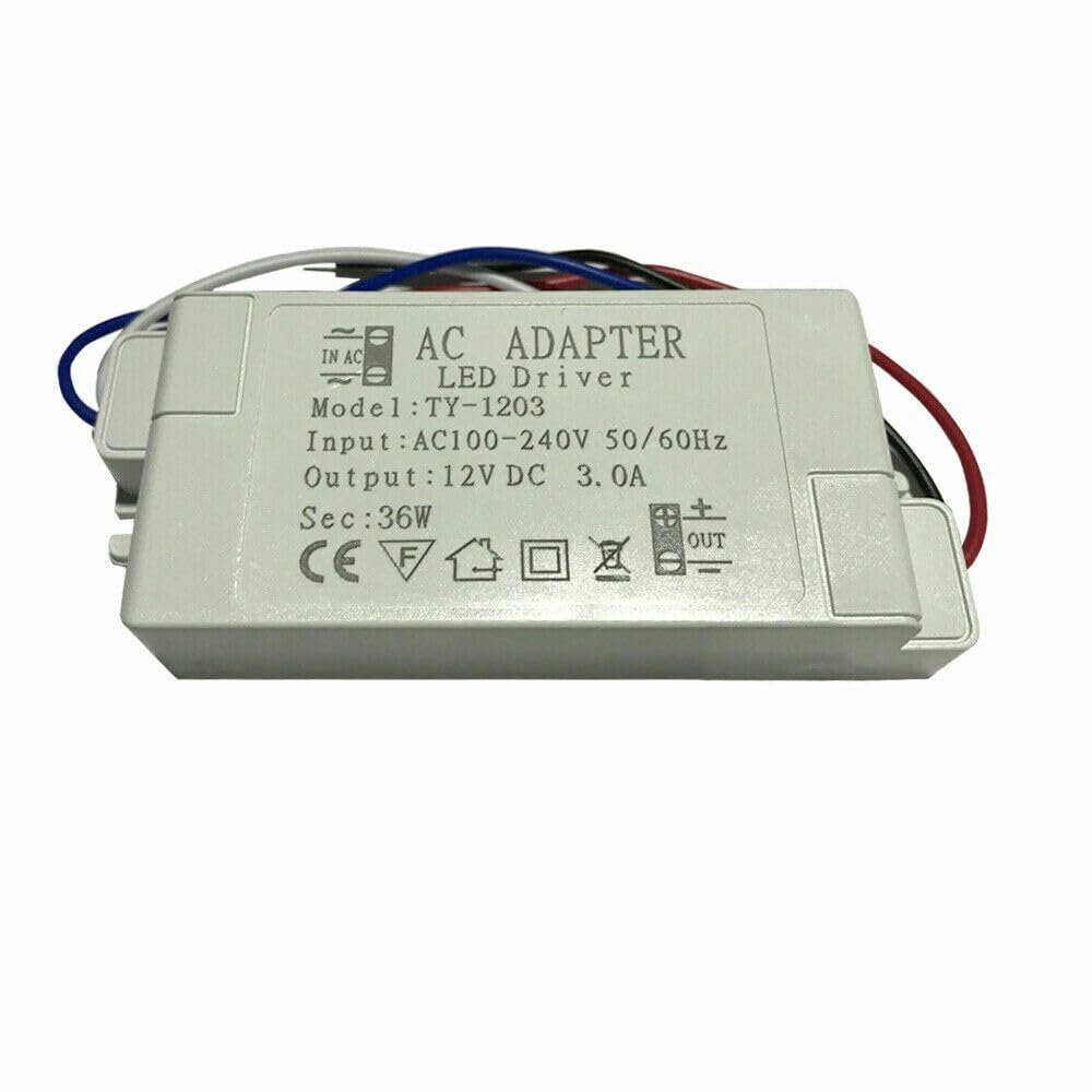 Versatile 12V DC Constant Voltage LED Power Supply Transformer 24W 36W