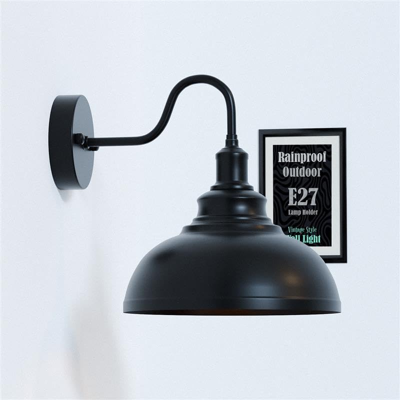 Rainproof Outdoor wall Light with Elegant 29cm Curved Design~6227