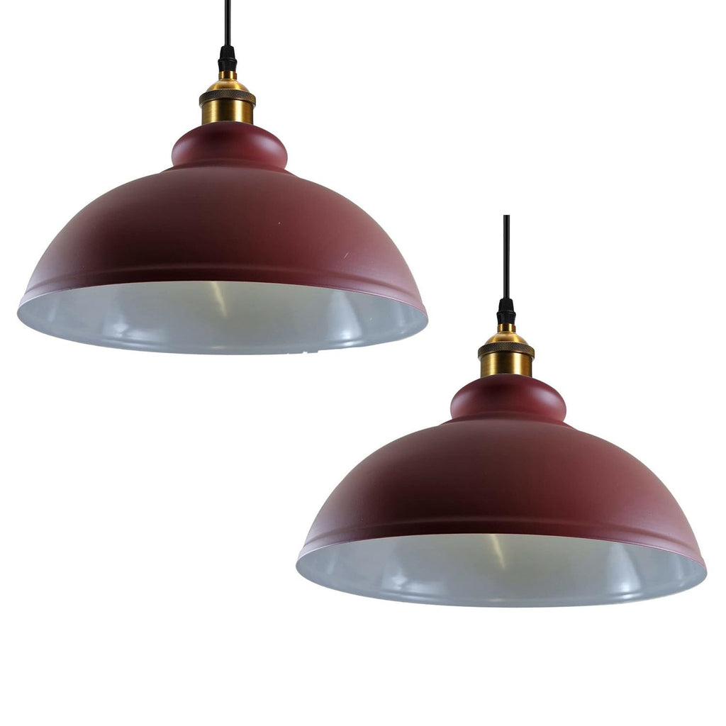 Modern Industrial Curvy Metal Ceiling Lamp Shade Easy Fit Home Decor