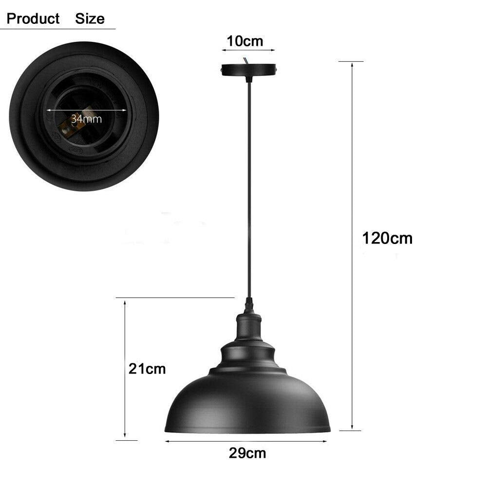E27 Base Metal Pendant Light Adjustable ~6174