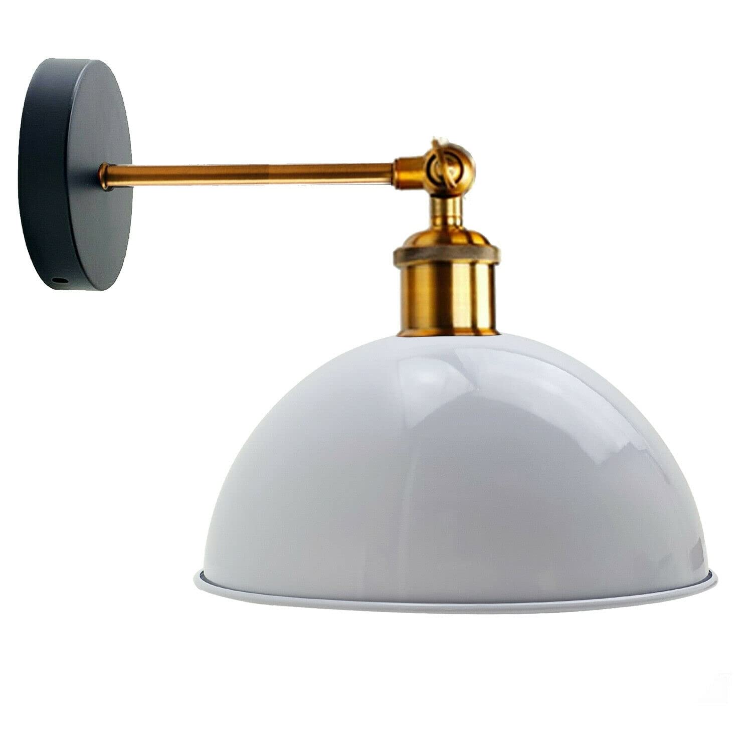 Industrial Farmhouse Style Metal Wall Sconce Light Fixture for Bedrooms Living Rooms