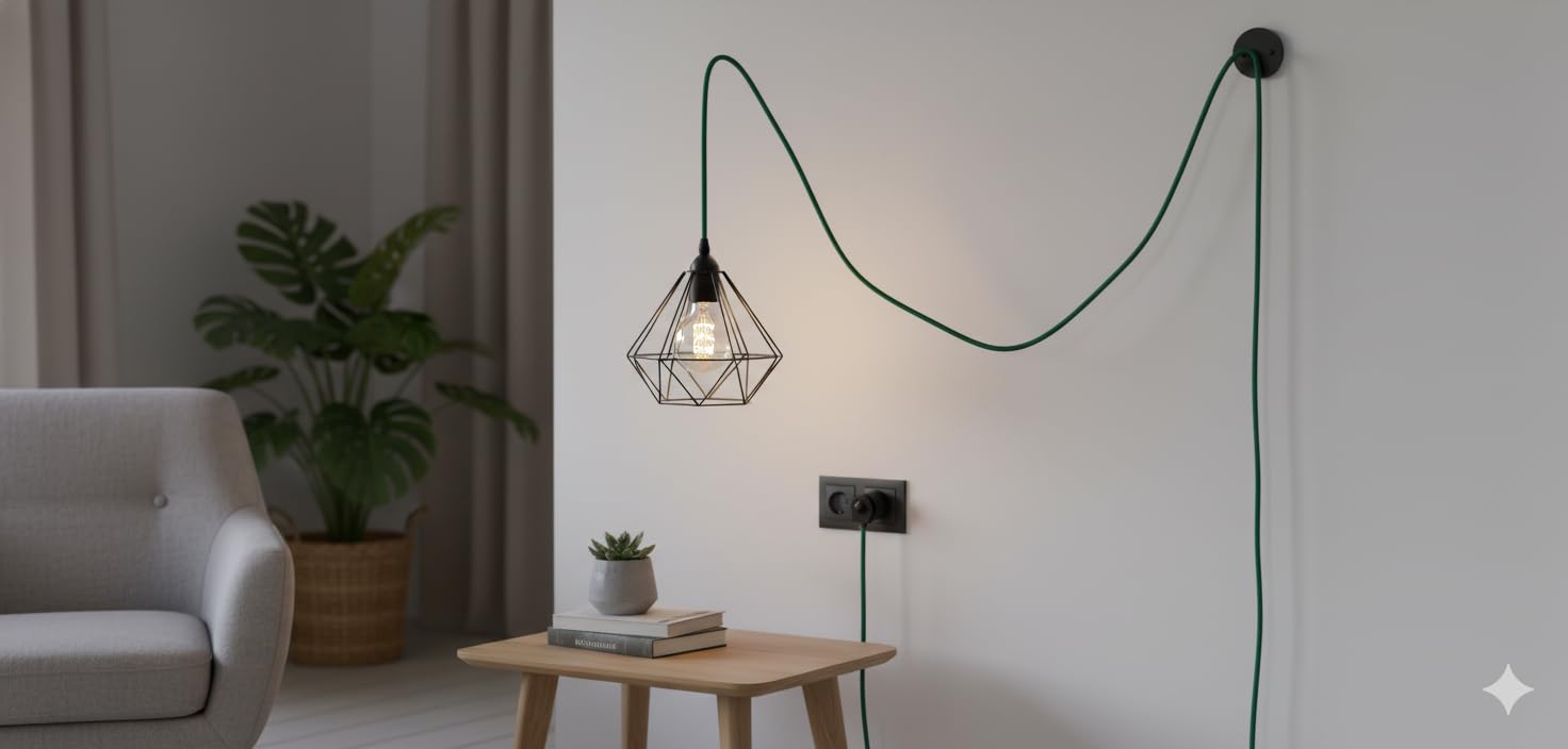 LED Plug in Pendant Light Kit~6358