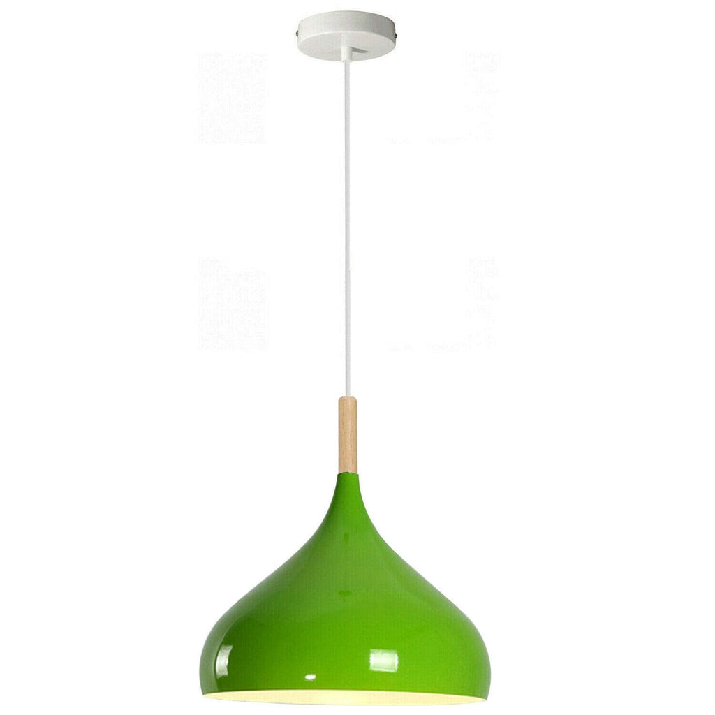 Adjustable Colorful E27 Dome Pendant Light for Kitchen Island & Bar