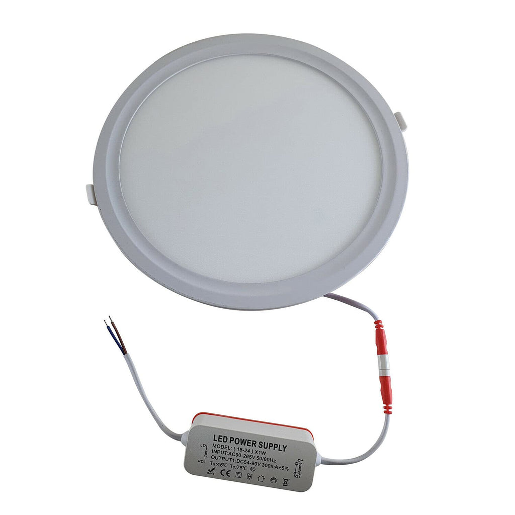 Modern Energy-Saving LED Recessed Flat Panel Ceiling Downlight - Cool White Light