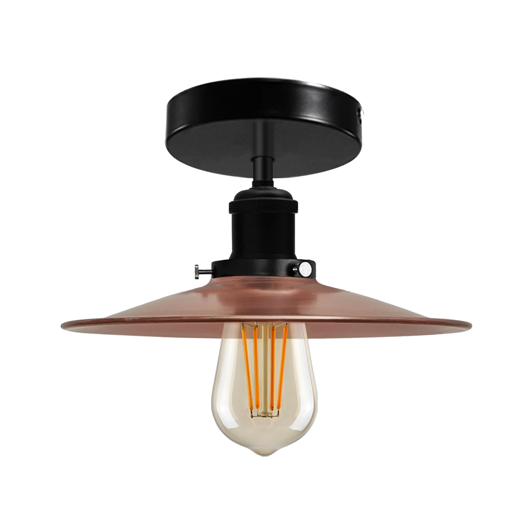 Modern Semi-Flush Mount Industrial Ceiling Light - 6267