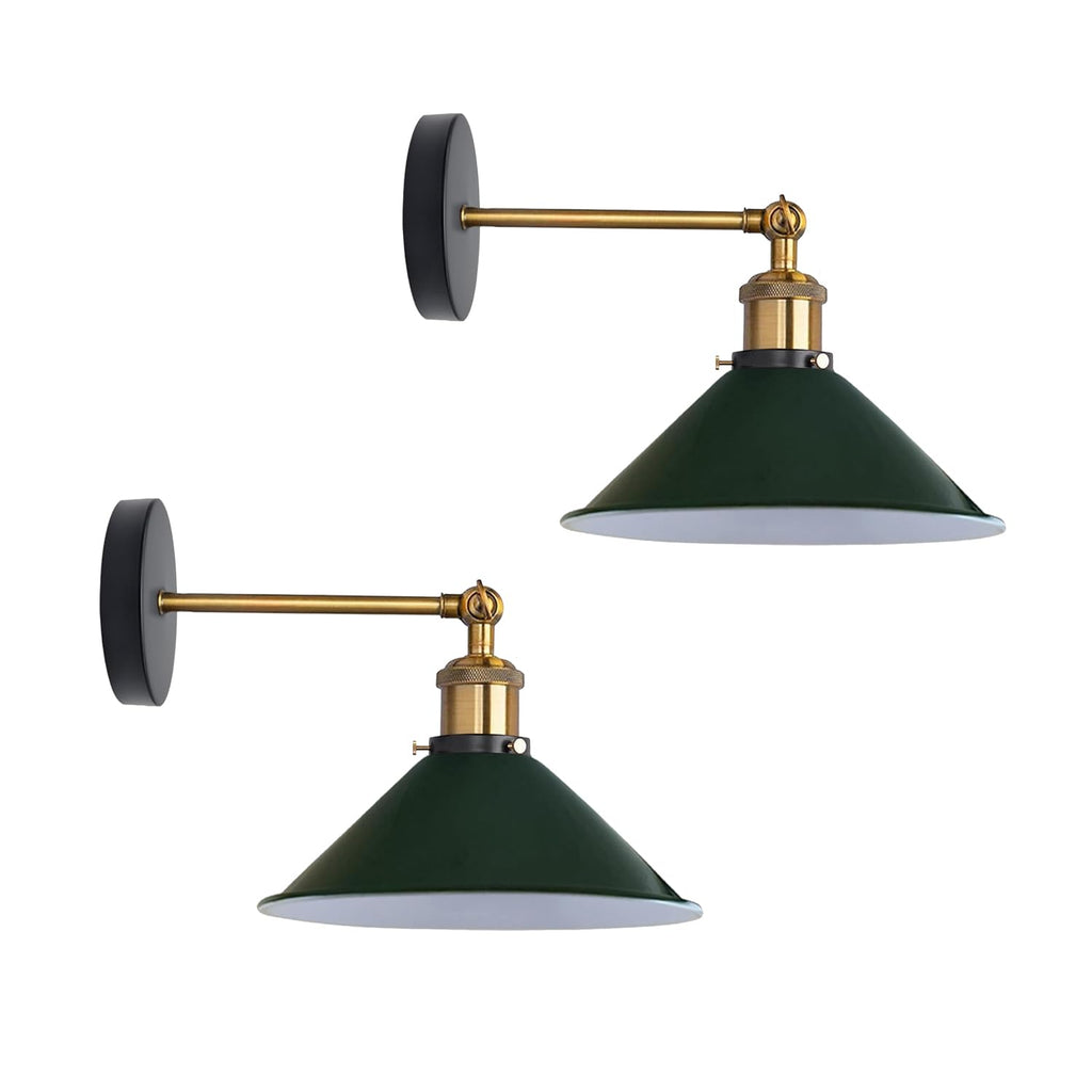 Industrial Black Metal Wall Sconce LED Fixture for Modern Indoor Lighting Decor