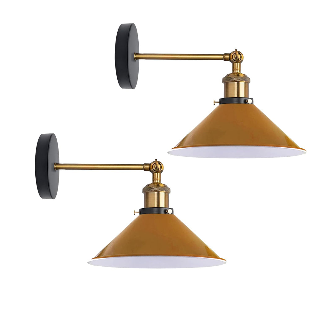Industrial Black Metal Wall Sconce LED Fixture for Modern Indoor Lighting Decor