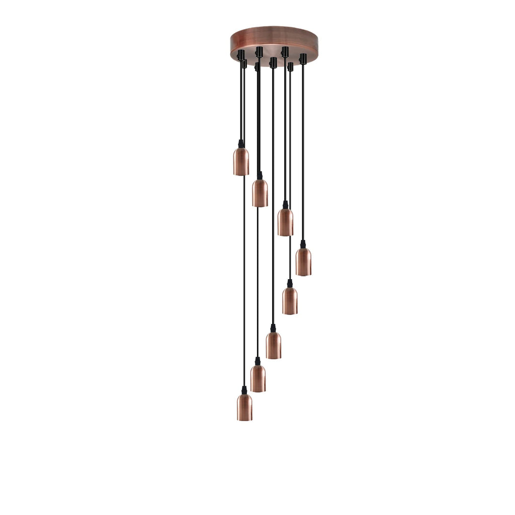 Modern Industrial E27 Pendant Light Fitting - Adjustable Height Kitchen Island