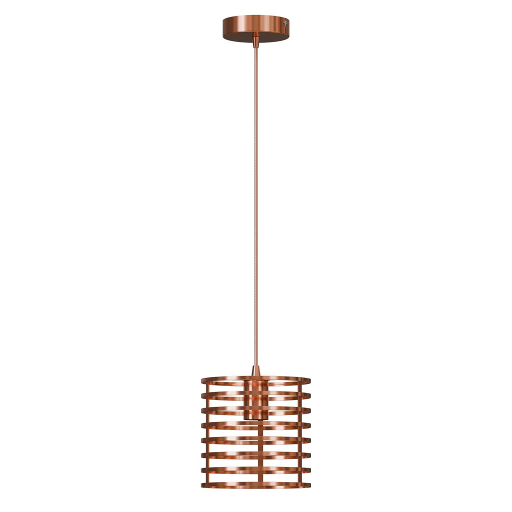Modern LED Metal Pendant Light Fixture with Adjustable Cord for Kitchens