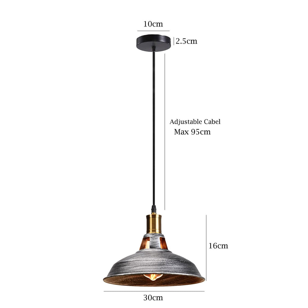 Vintage Industrial Chandelier Pendant Light ~6268