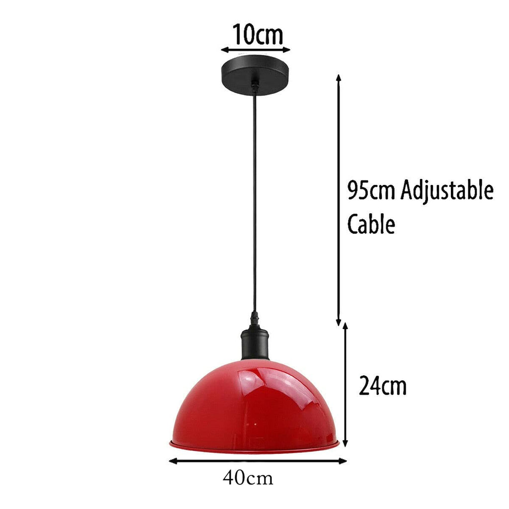 Vintage Pendant Light With E27 Holder ~6197