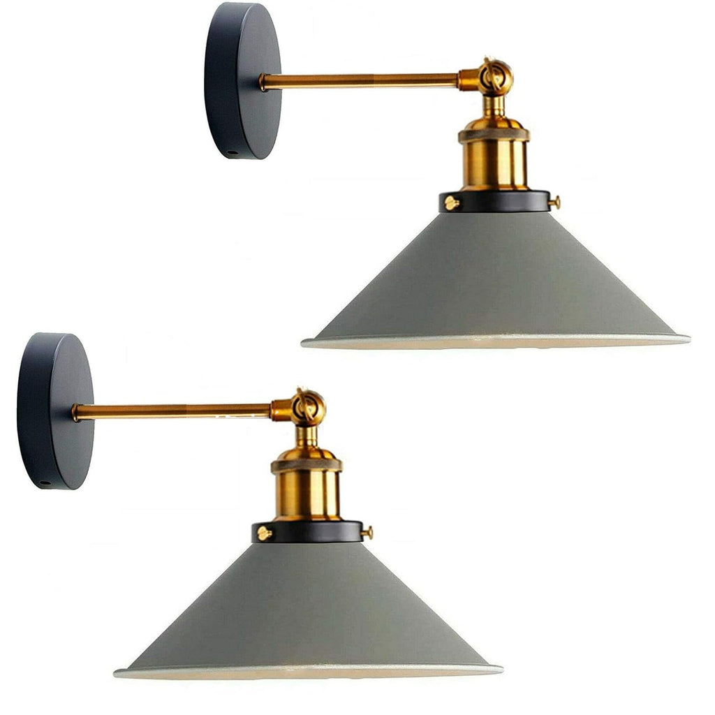 Industrial Black Metal Wall Sconce LED Fixture for Modern Indoor Lighting Decor