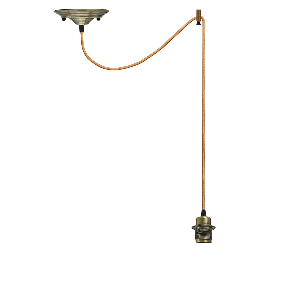 Industrial Hemp Rope E27 Modern Ceiling Pendant Light Fixture Vintage Style