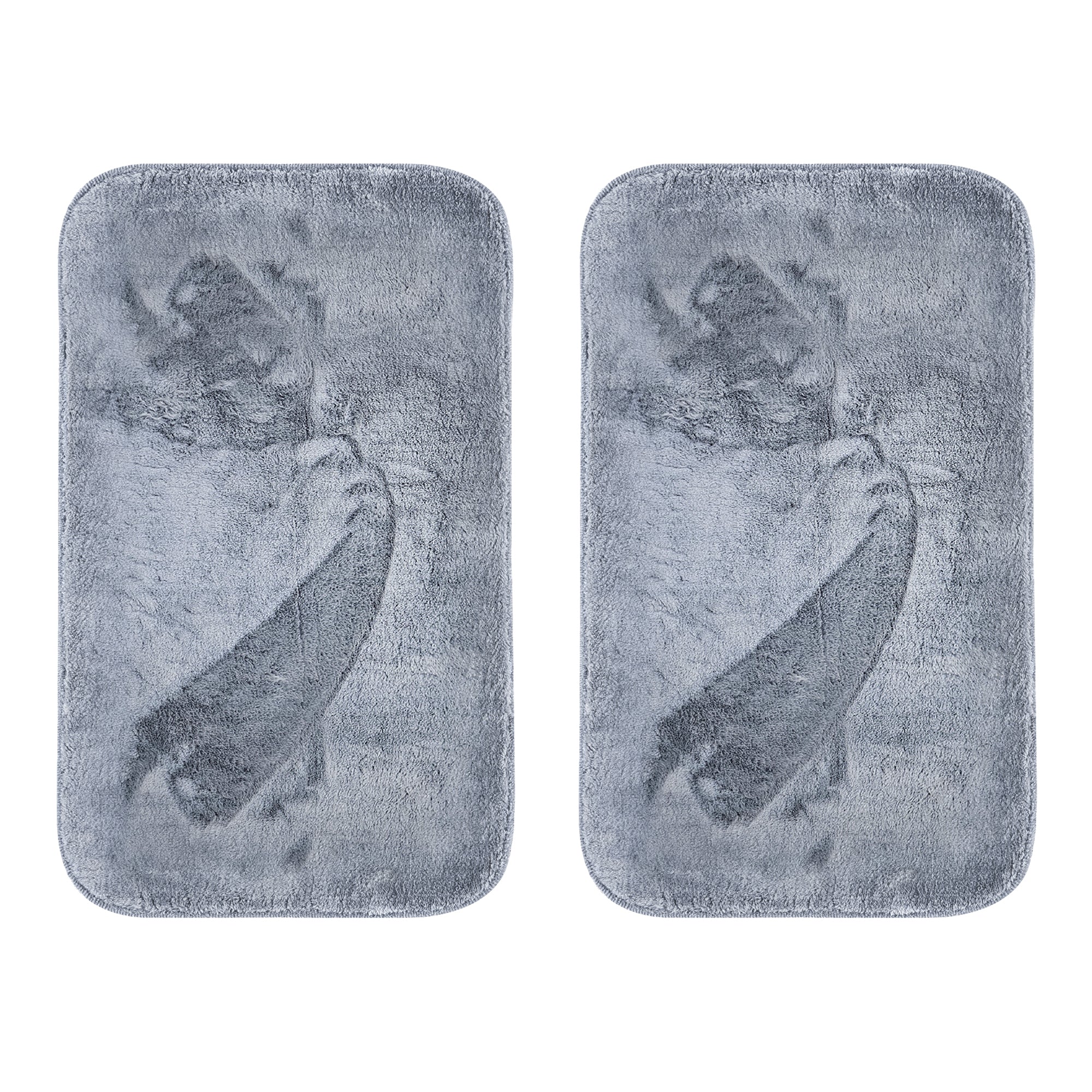 Fluffy Soft Washable Non-Slip Microfiber Doormat for Home Entryway & Bath