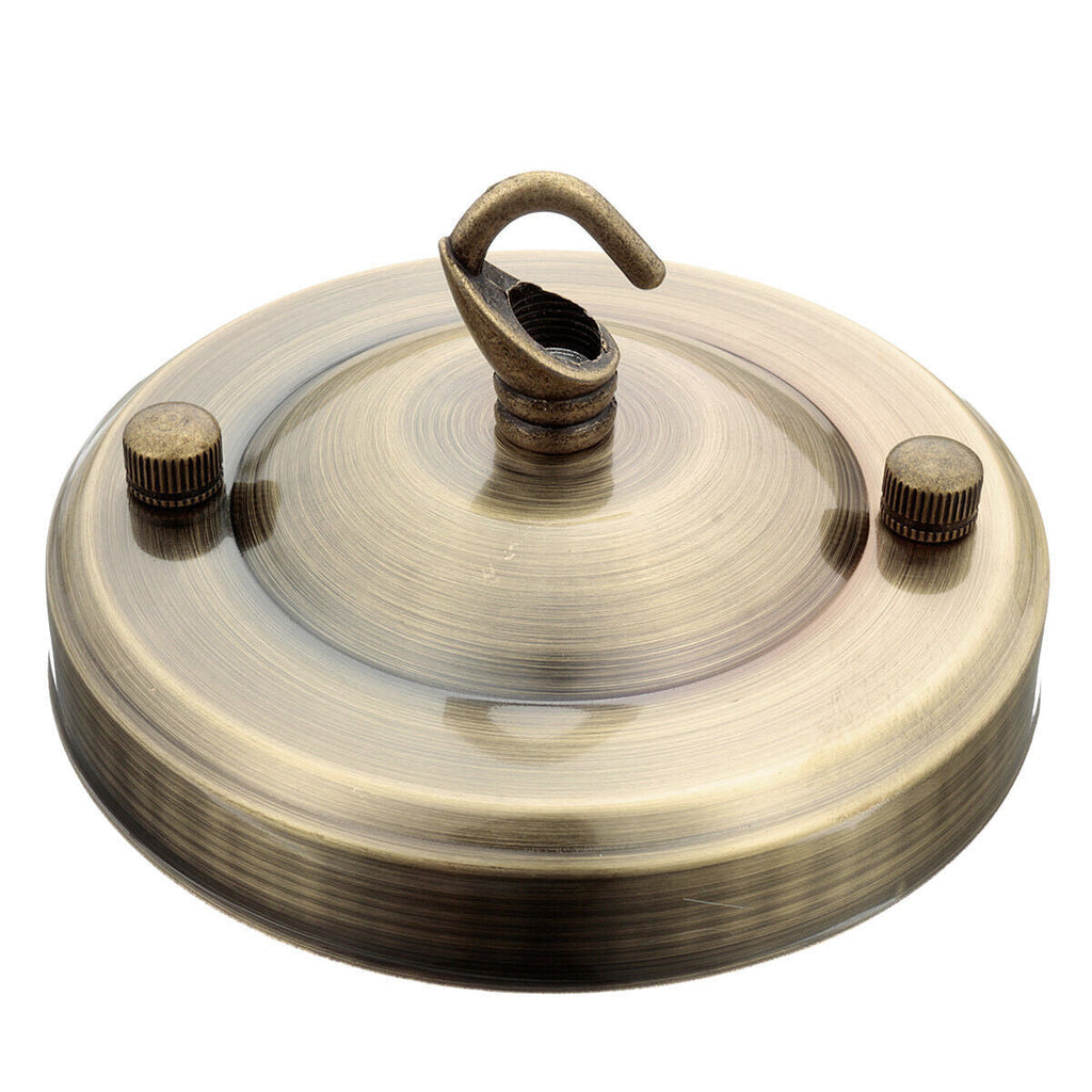 Decorative Metal Ceiling Rose Hook Plate for Pendant Lamp Light Fittings DIY