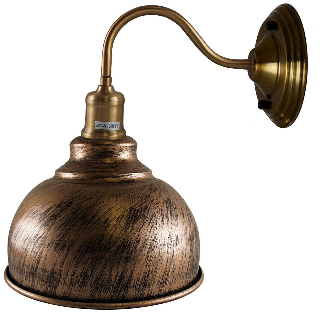 Elegant Industrial Style Metal Swan Neck Indoor Wall Light Fixture