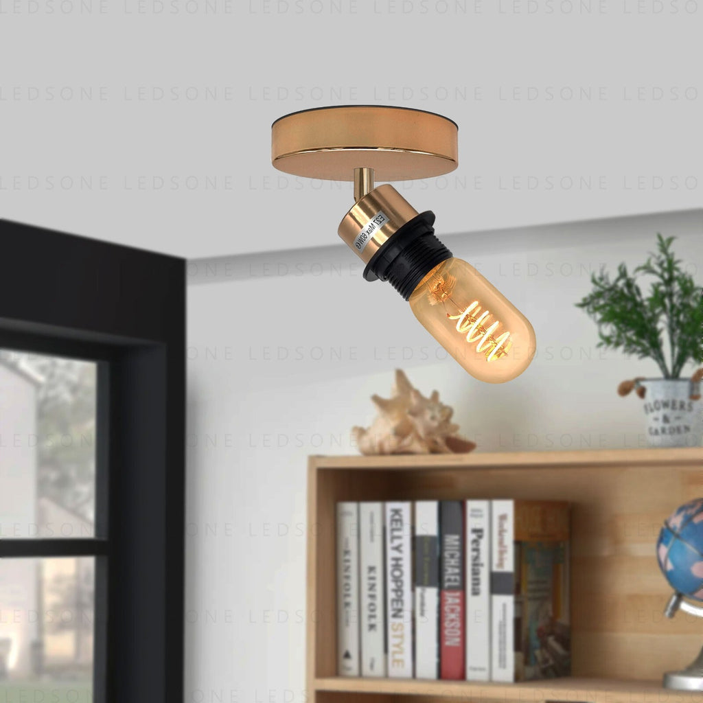 Modern Adjustable Flush Mount Ceiling Light Indoor E27 Lamp ~ 6128