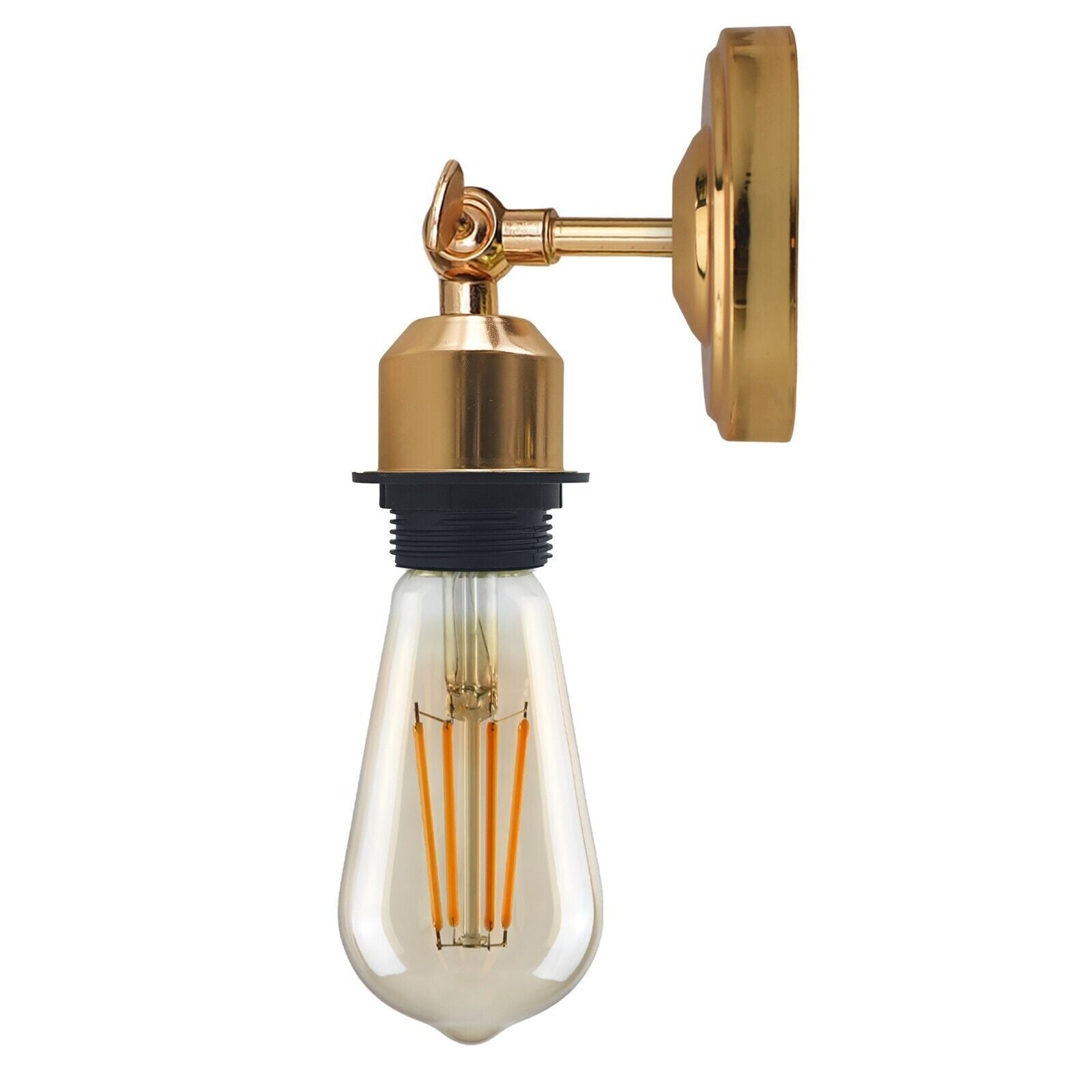 Adjustable Arm Vintage Industrial Metal Wall Sconce E27 Light Fixture