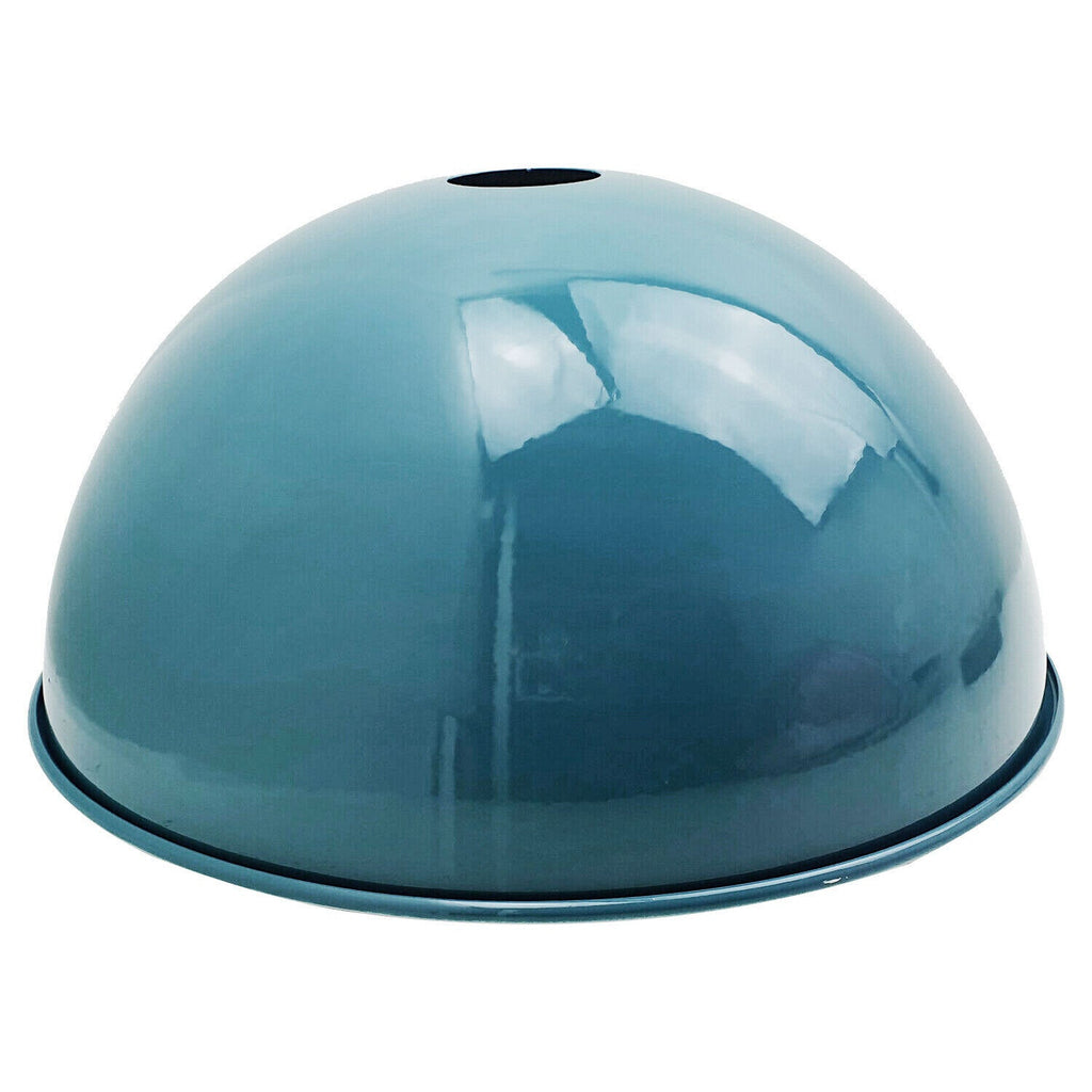 Vibrant Retro Industrial Metal Dome Ceiling Light Shade - Choose Your Color