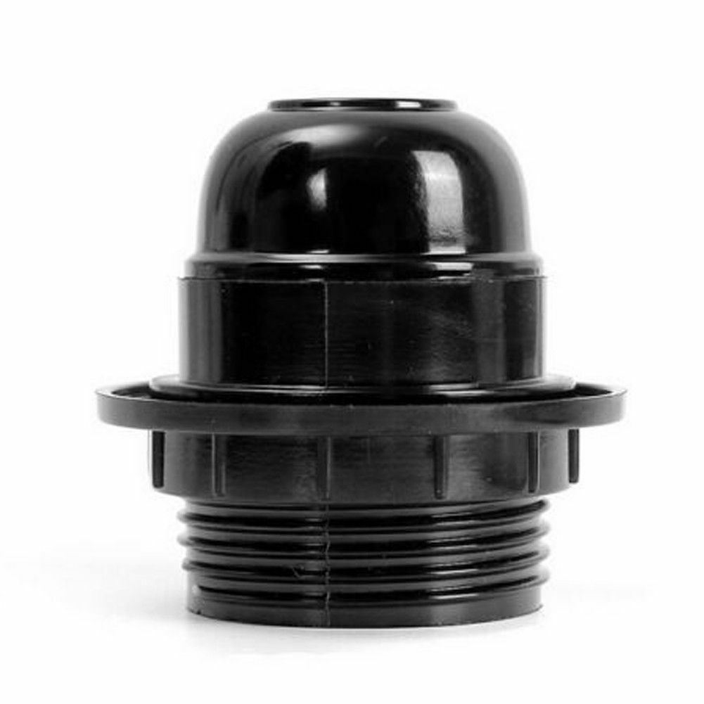 E27 Plastic Screw-In Lamp Holder Pendant Light Socket for Edison Bulbs