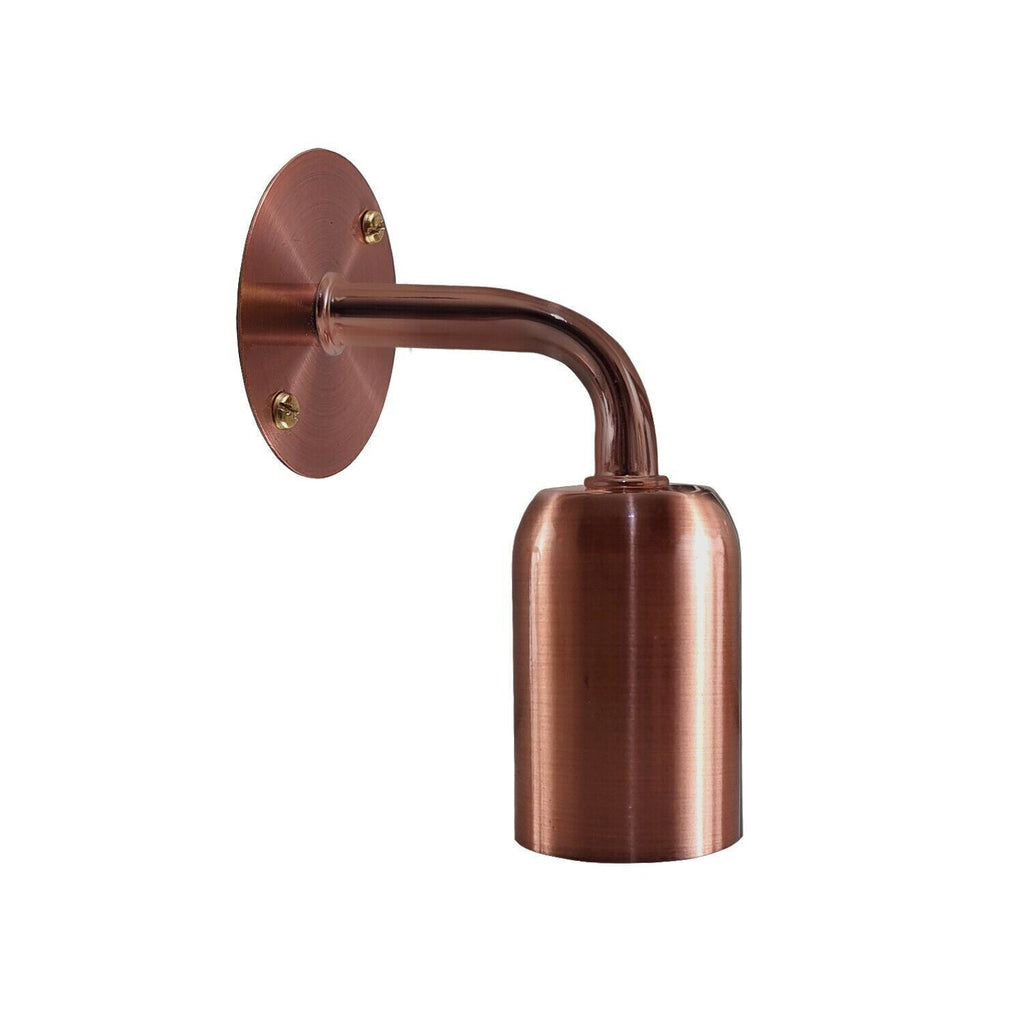 Vintage Industrial Metal Wall Sconce E27 Holder Fitting Rustic Design Lighting