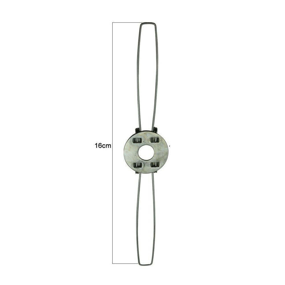 Universal Steel Lamp Shade Spring Clip Retainer for Glass Shades